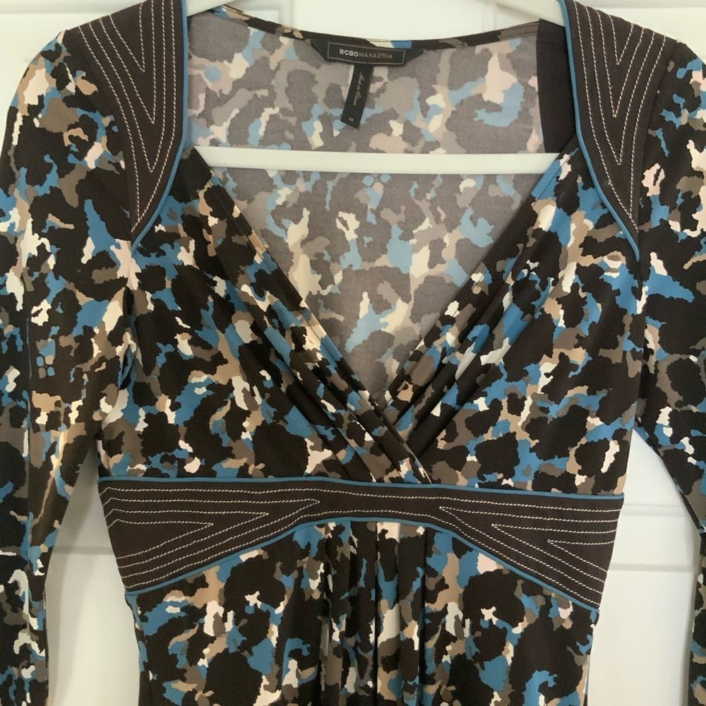 BCBG Abstract Print Dress